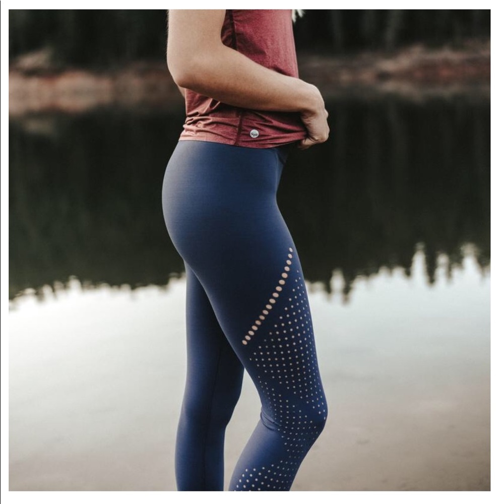 Senita Laser Cut Leggings